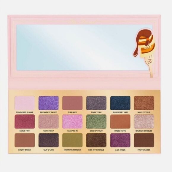 BNIB~Too Faced Maple Syrup Pancakes Limited Edition Eyeshadow Palette - Picture 4 of 6
